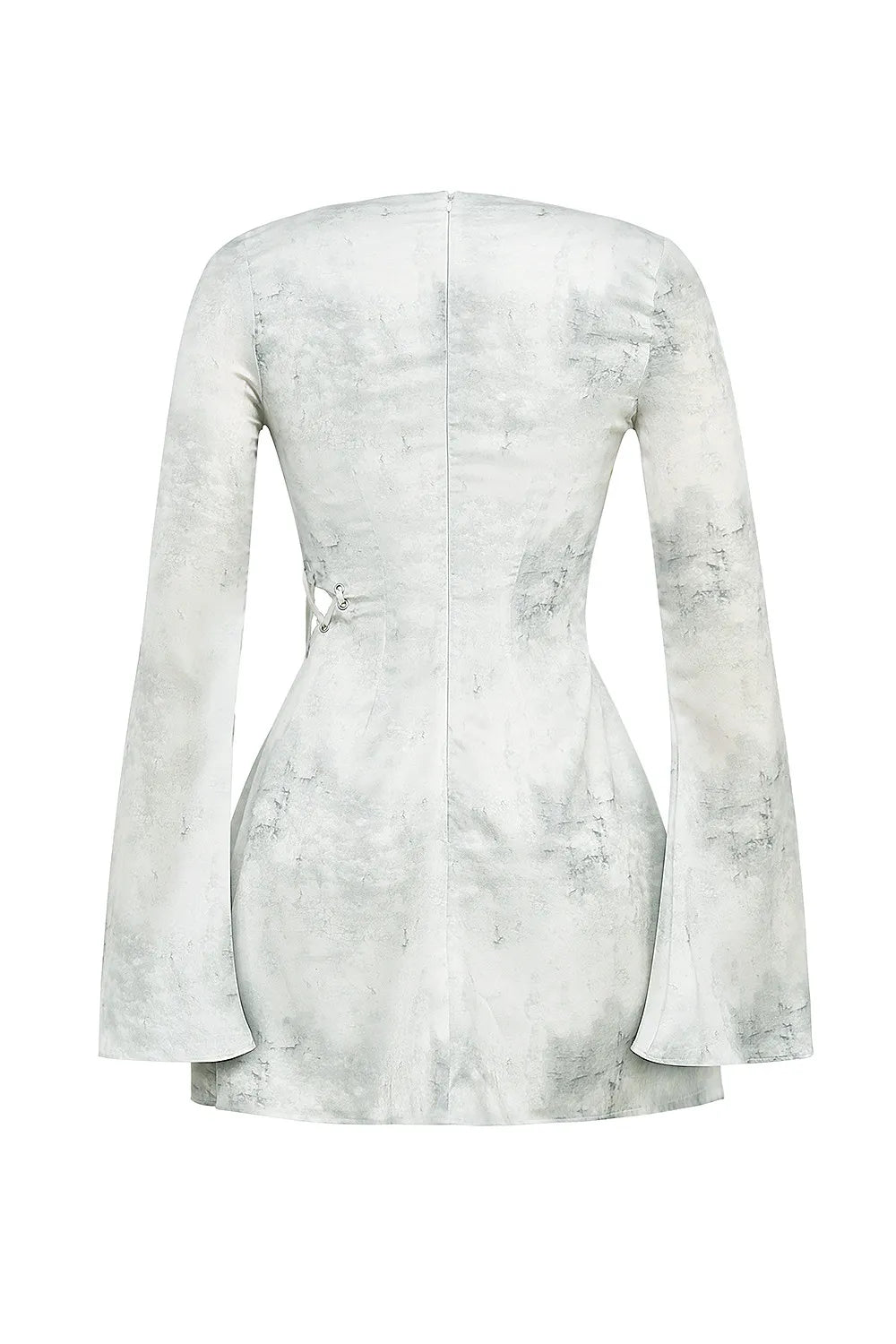 Mistress Rocks Marble Satin Lace Up Mini Dress - SALE