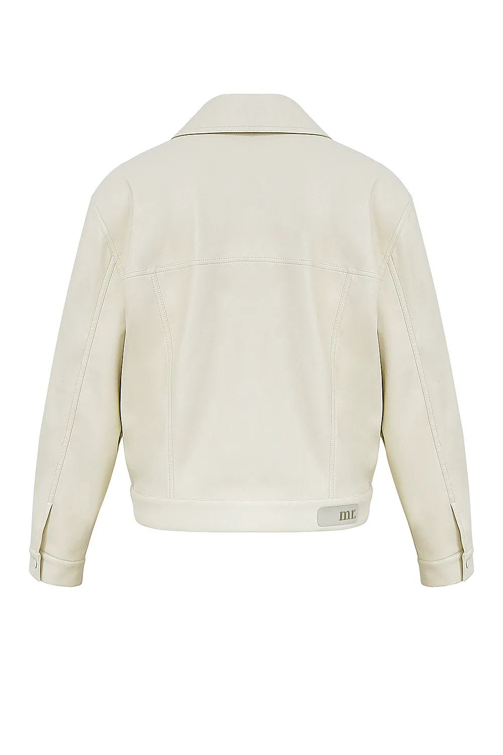Mistress Rocks Cream Vegan Leather Jacket - SALE