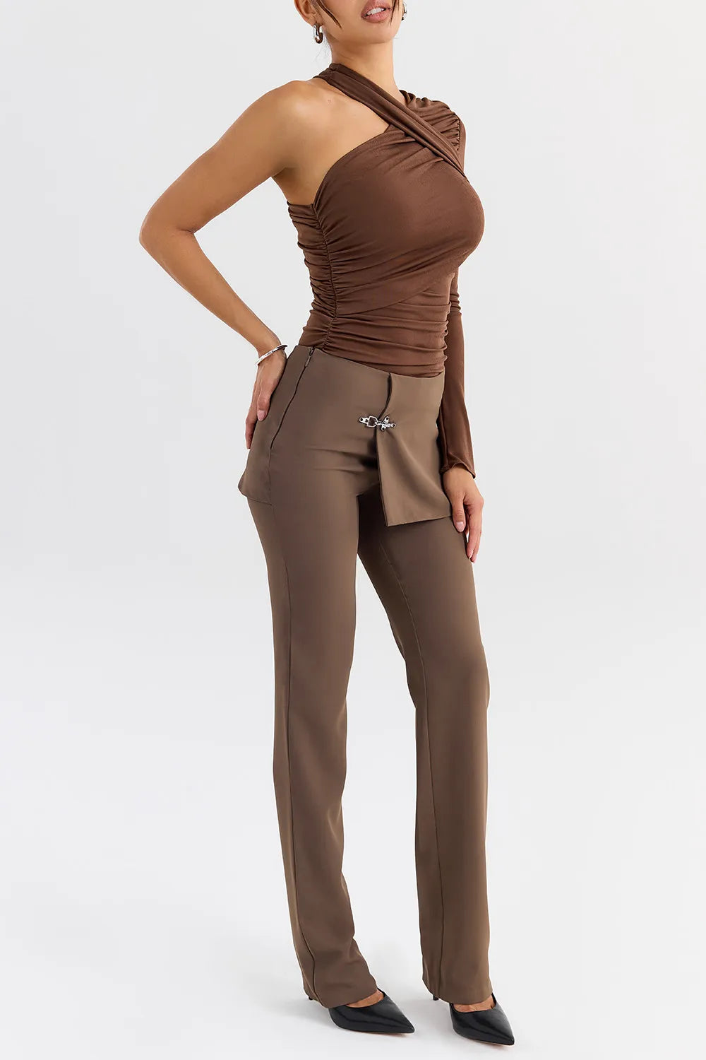 Mistress Rocks Earth Skirt Panel Trousers - SALE