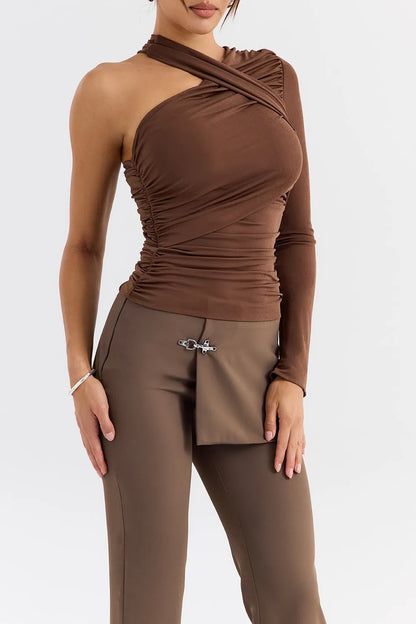 Mistress Rocks Earth Gathered One Sleeve Top - SALE