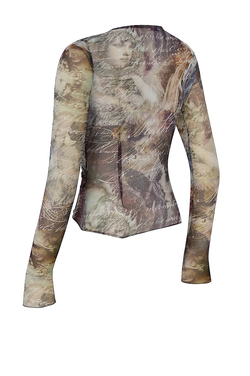 Mistress Rocks Draped Printed Top - SALE