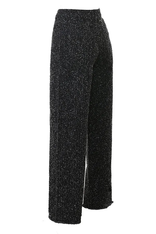 Mistress Rocks Distressed Black Denim Baggy Jeans - SALE