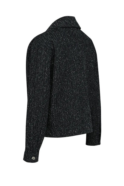 Mistress Rocks Distressed Black Denim Jacket - SALE