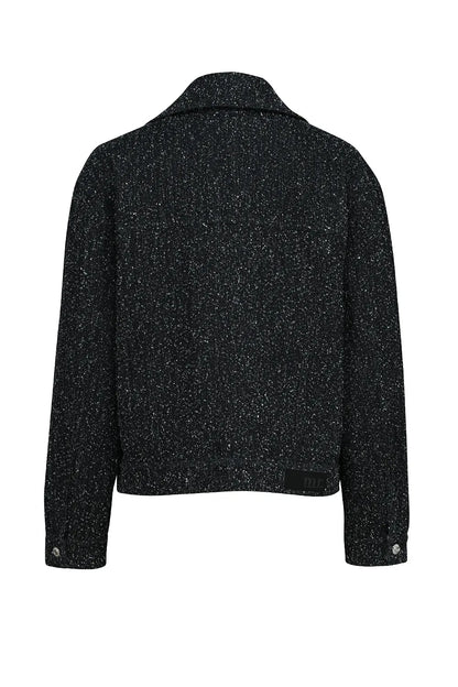 Mistress Rocks Distressed Black Denim Jacket - SALE