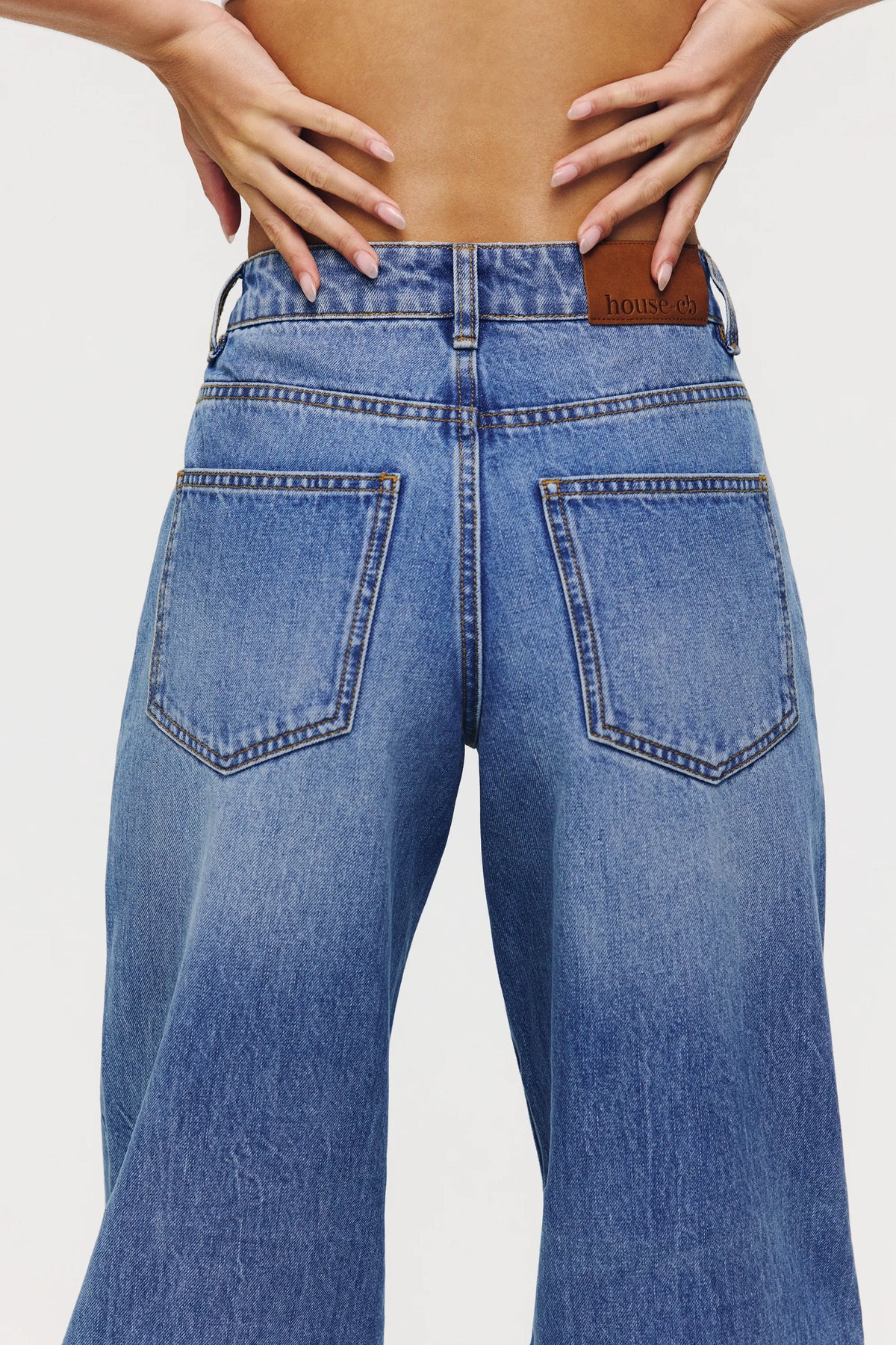 The Boyfriend Light Wash Low-Rise Baggy Jeans