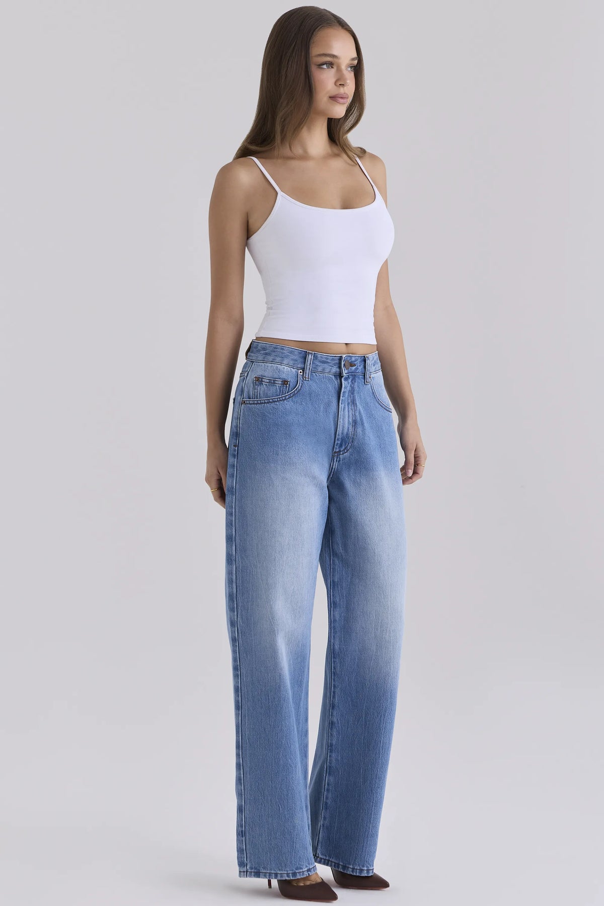 The Slim Boyfriend Light Wash Straight-Leg Jeans