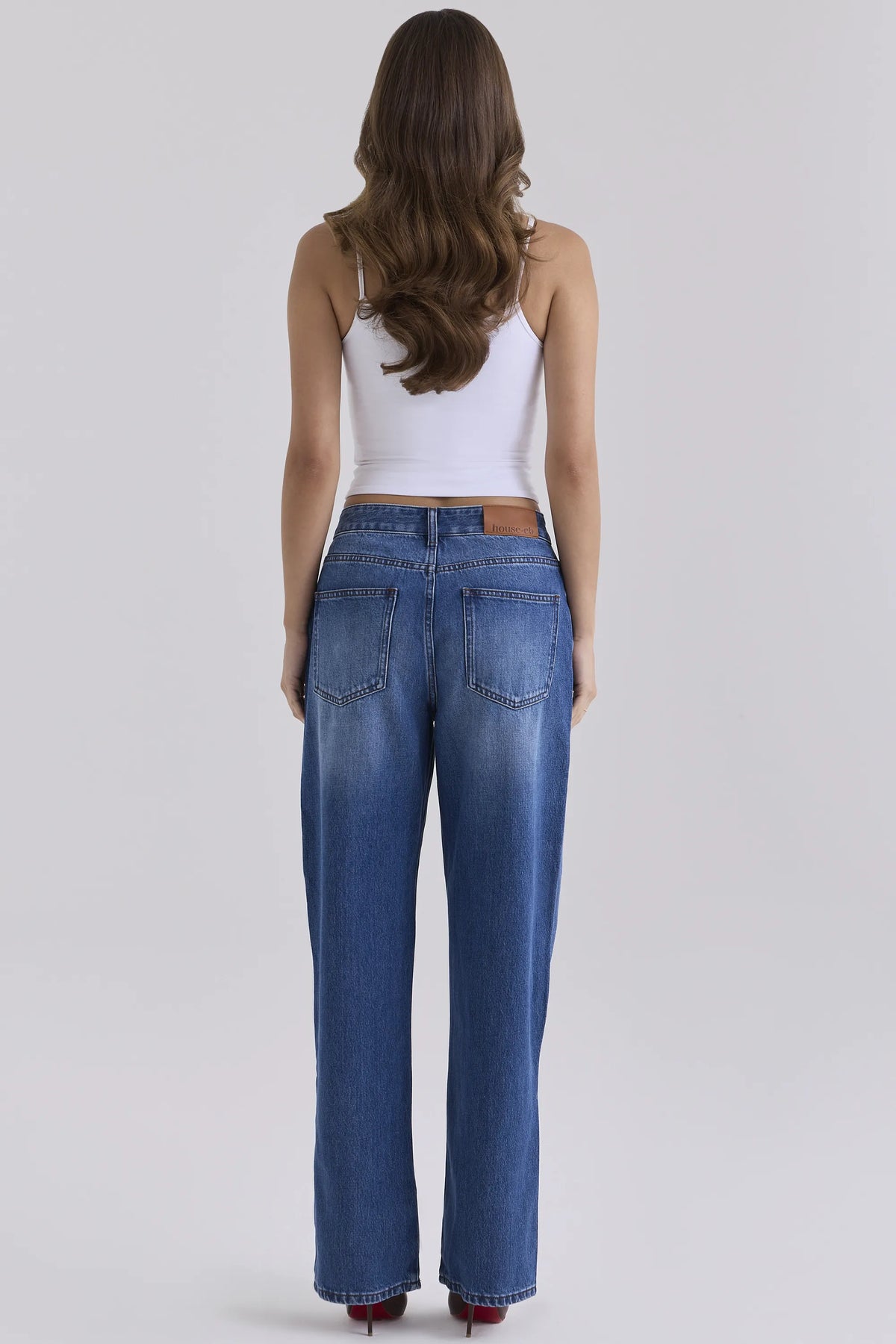 The Slim Boyfriend Medium Wash Straight-Leg Jeans