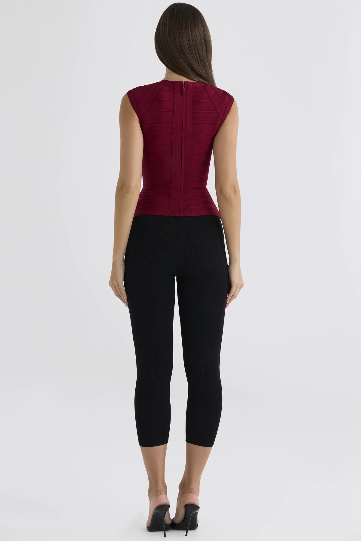The 90’s Ruby Cap Sleeve Bandage Top