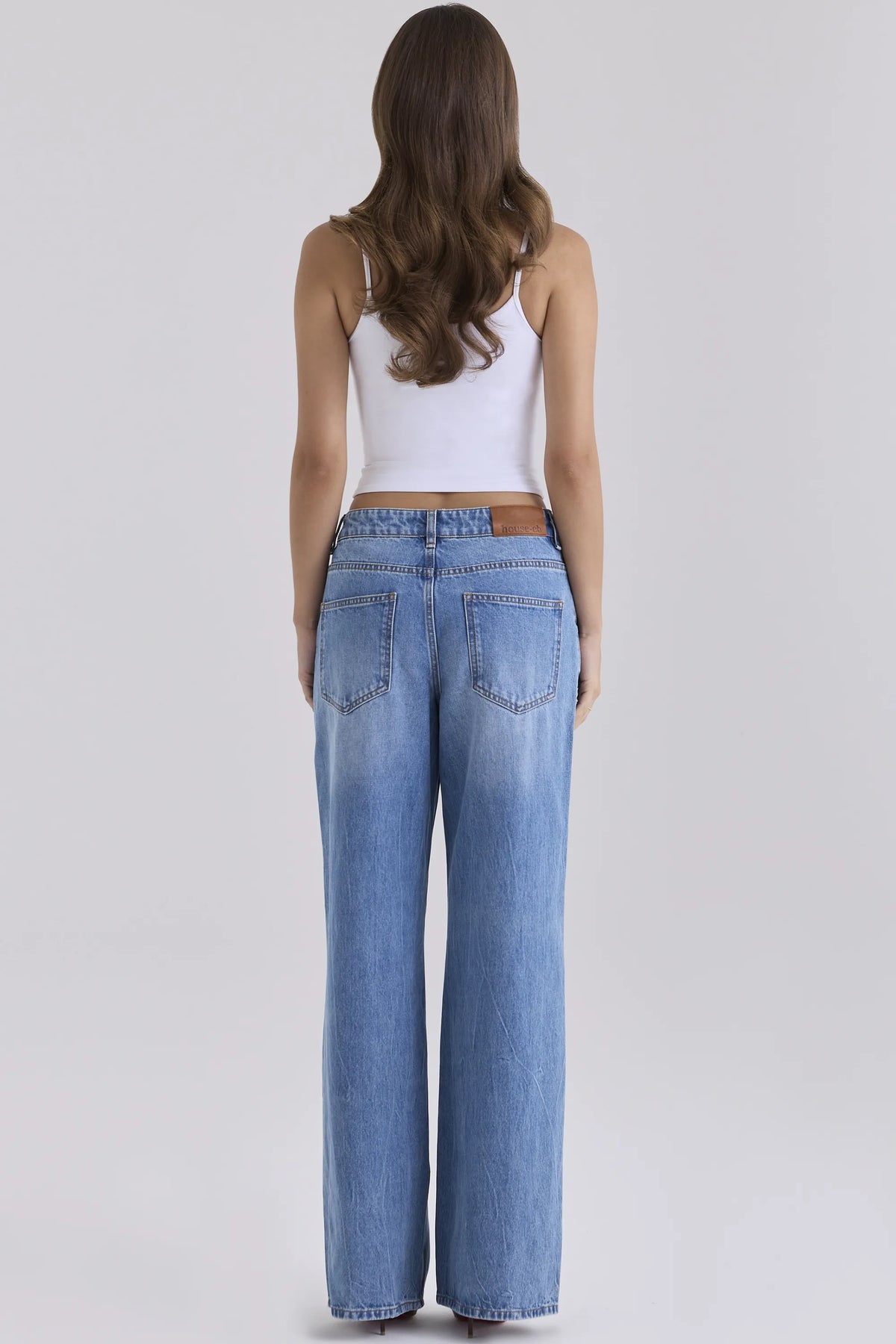 The Boyfriend Light Wash Low-Rise Baggy Jeans
