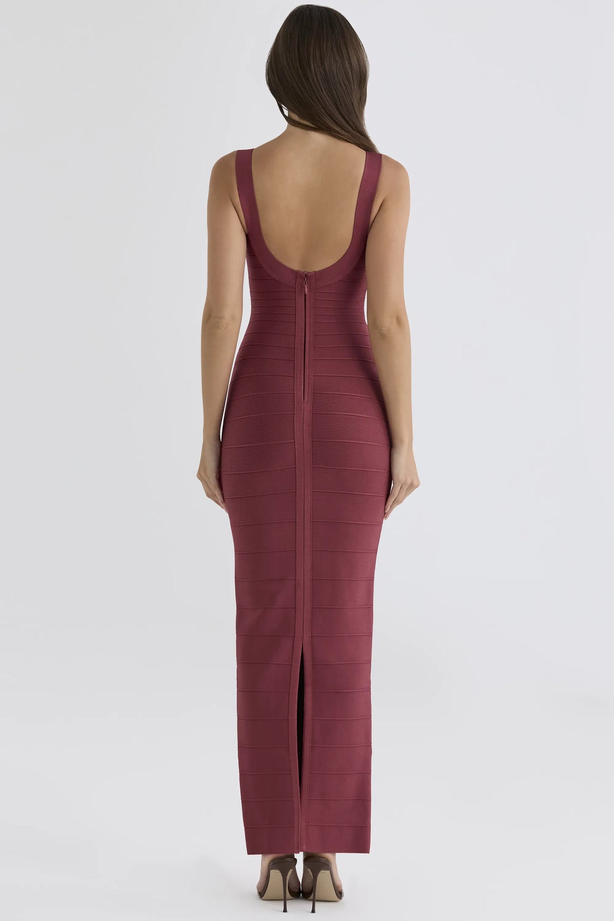 The OG Cosmetic Pink Bandage Maxi Dress