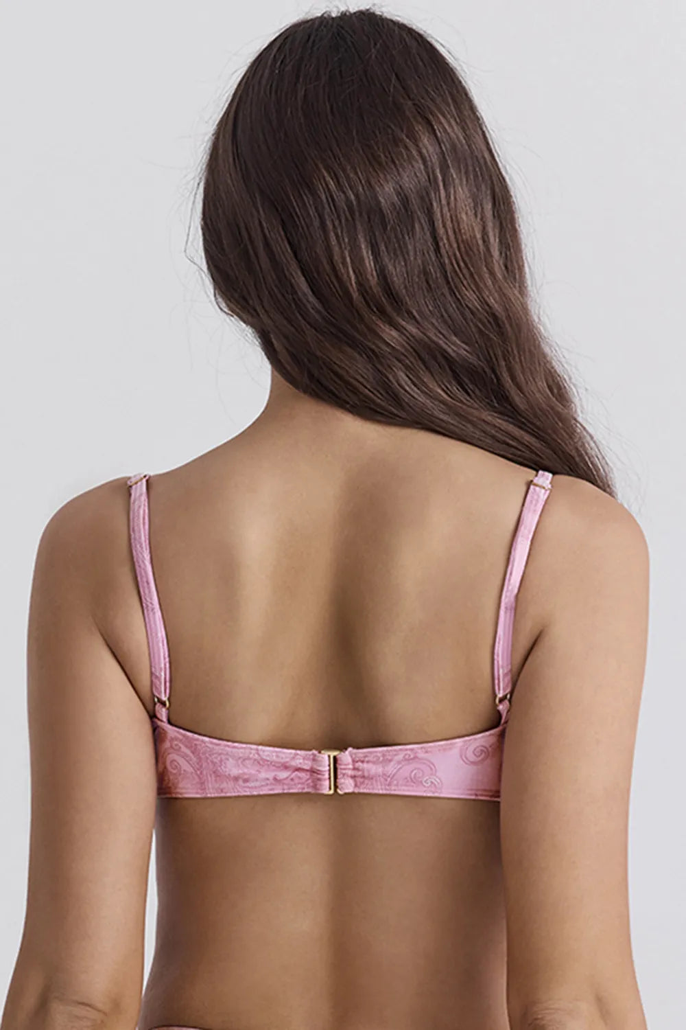 Antibes Pink Paisley Underwired Bikini Top