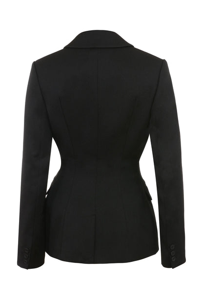 Aviva Black Tailored Hourglass Jacket