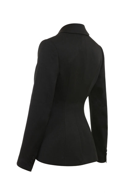 Aviva Black Tailored Hourglass Jacket