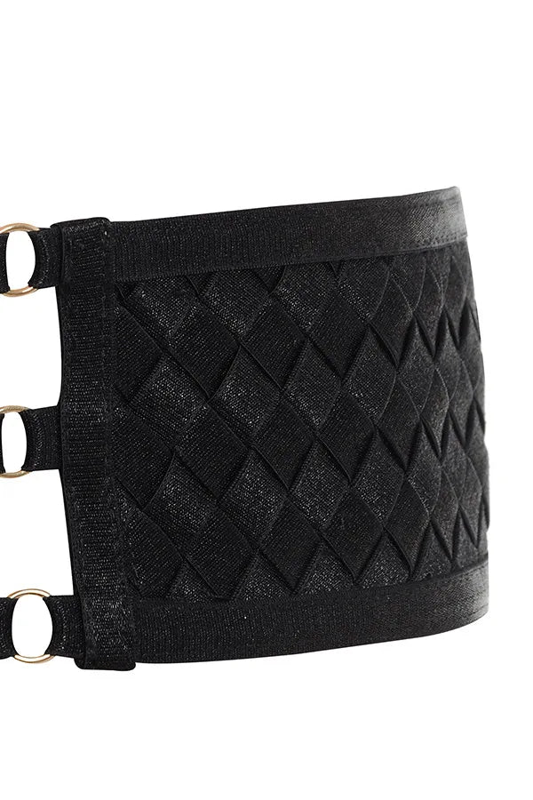 Candy Black Waist Belt