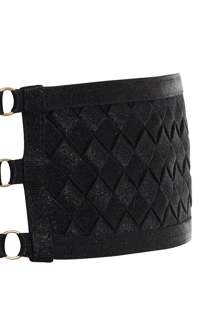 Candy Black Waist Belt