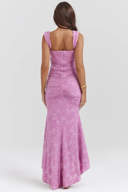 Cesca Rose Pink Floral Maxi Dress