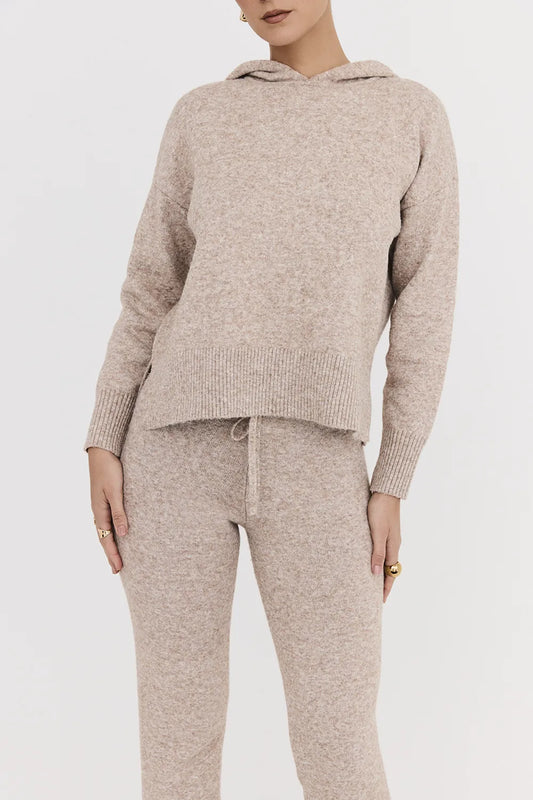 Mistress Rocks Biscuit Knit Hoodie - SALE