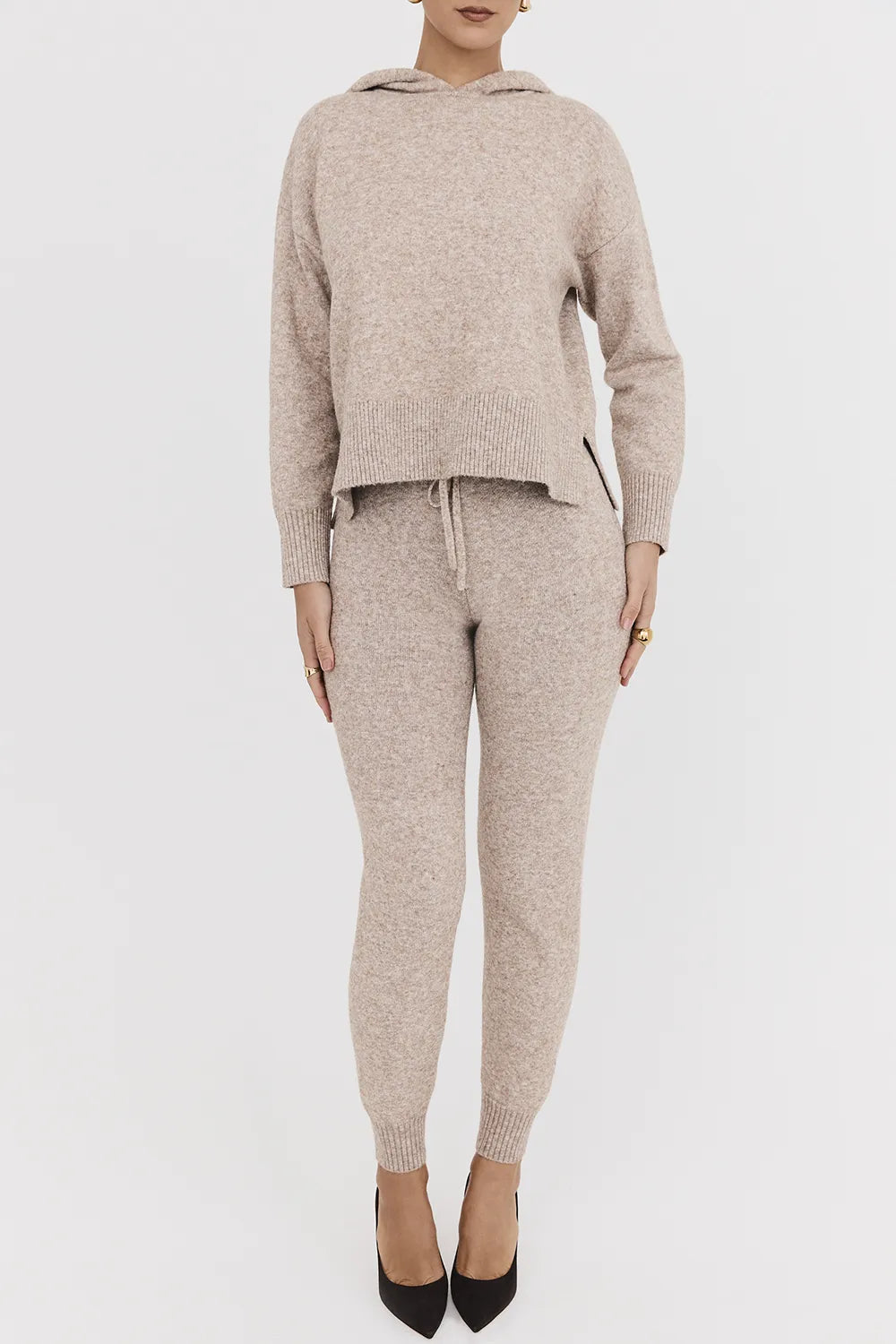 Mistress Rocks Biscuit Knit Hoodie - SALE
