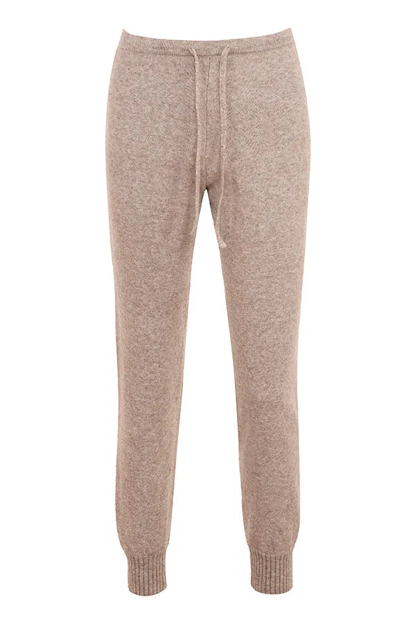 Mistress Rocks Biscuit Knit Jogging Trousers - SALE