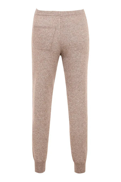Mistress Rocks Biscuit Knit Jogging Trousers - SALE