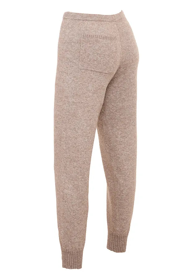 Mistress Rocks Biscuit Knit Jogging Trousers - SALE