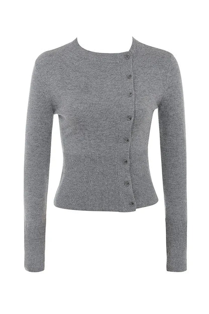 Mistress Rocks Slate Knitted Cardigan - SALE