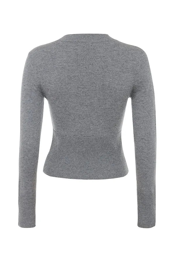 Mistress Rocks Slate Knitted Cardigan - SALE