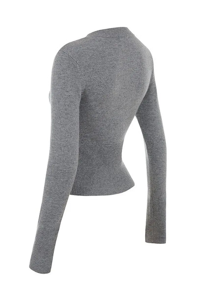 Mistress Rocks Slate Knitted Cardigan - SALE