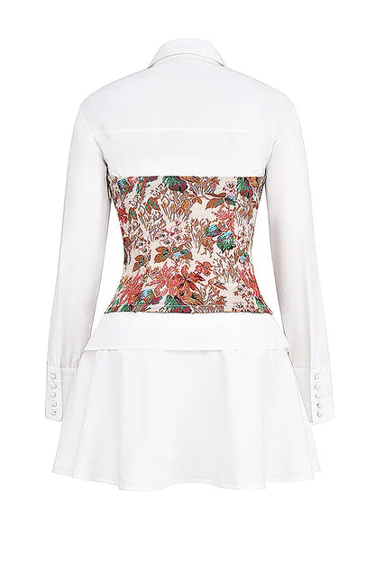 Mistress Rocks Tapestry Jacquard Shirt Dress - SALE