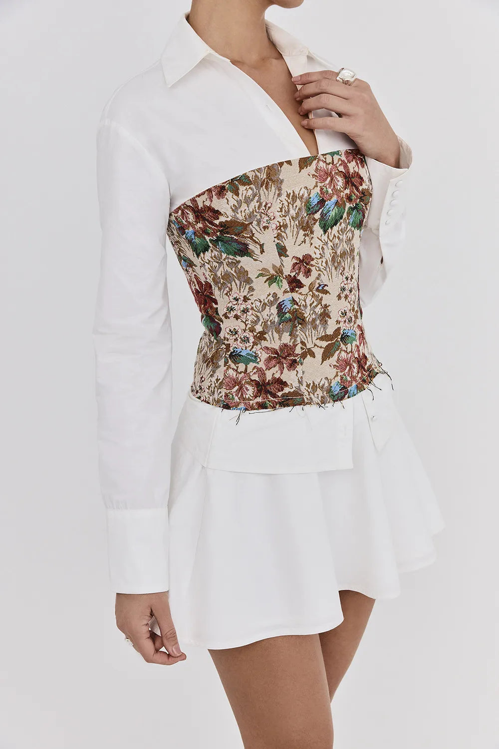Mistress Rocks Tapestry Jacquard Shirt Dress - SALE