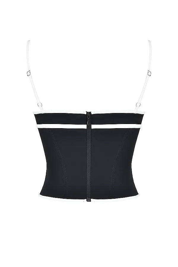 Mistress Rocks Black Structured Corset - SALE