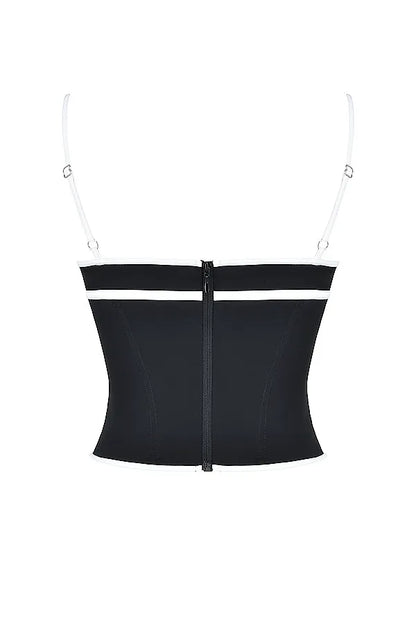 Mistress Rocks Black Structured Corset - SALE