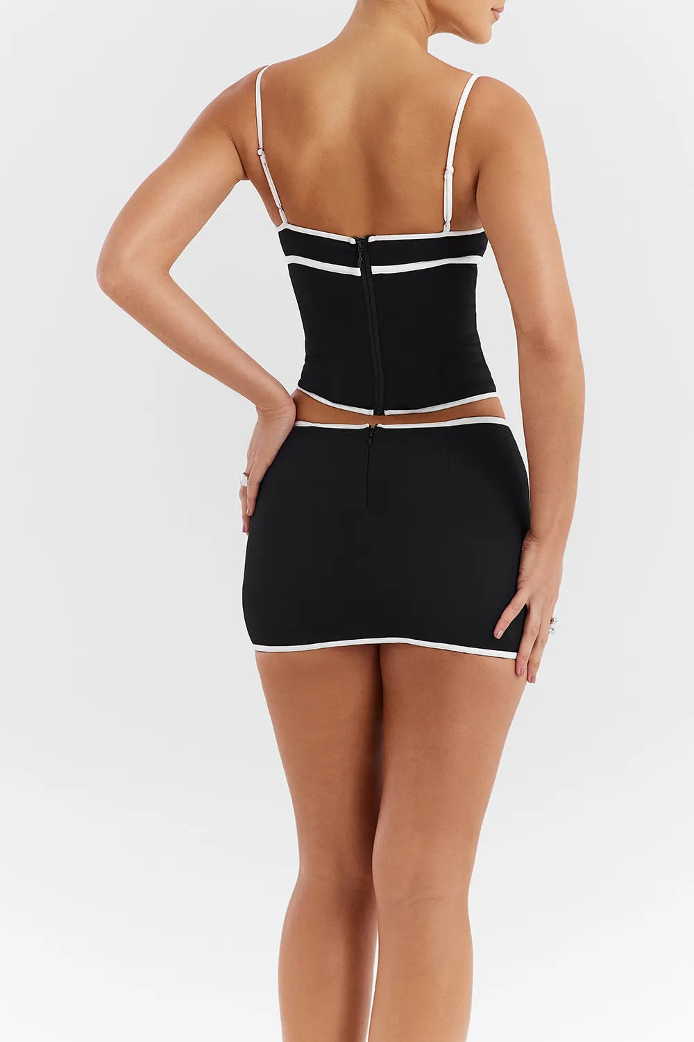 Mistress Rocks Black Structured Corset - SALE