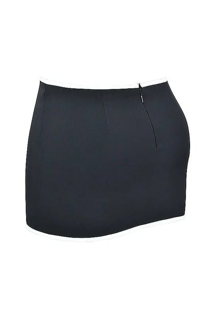 Mistress Rocks Black Cutout Mini Skirt - SALE