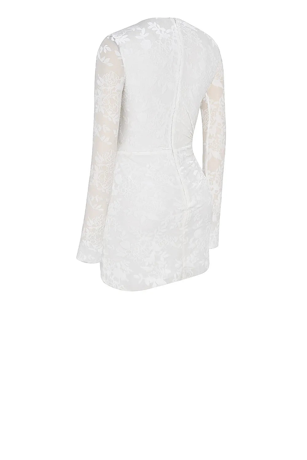 Mistress Rocks White Devore Cutout Mini Dress - SALE