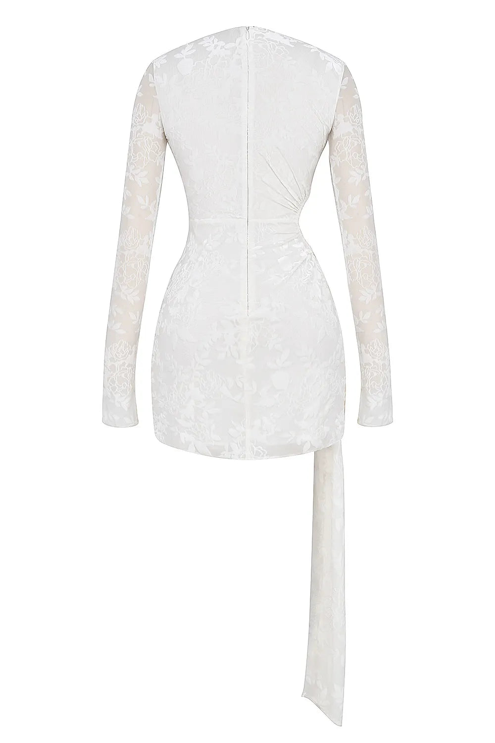 Mistress Rocks White Devore Cutout Mini Dress - SALE