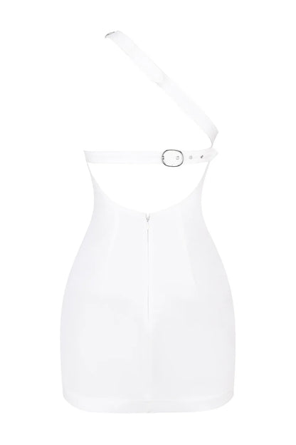 Mistress Rocks White Asymmetric Mini Dress - SALE