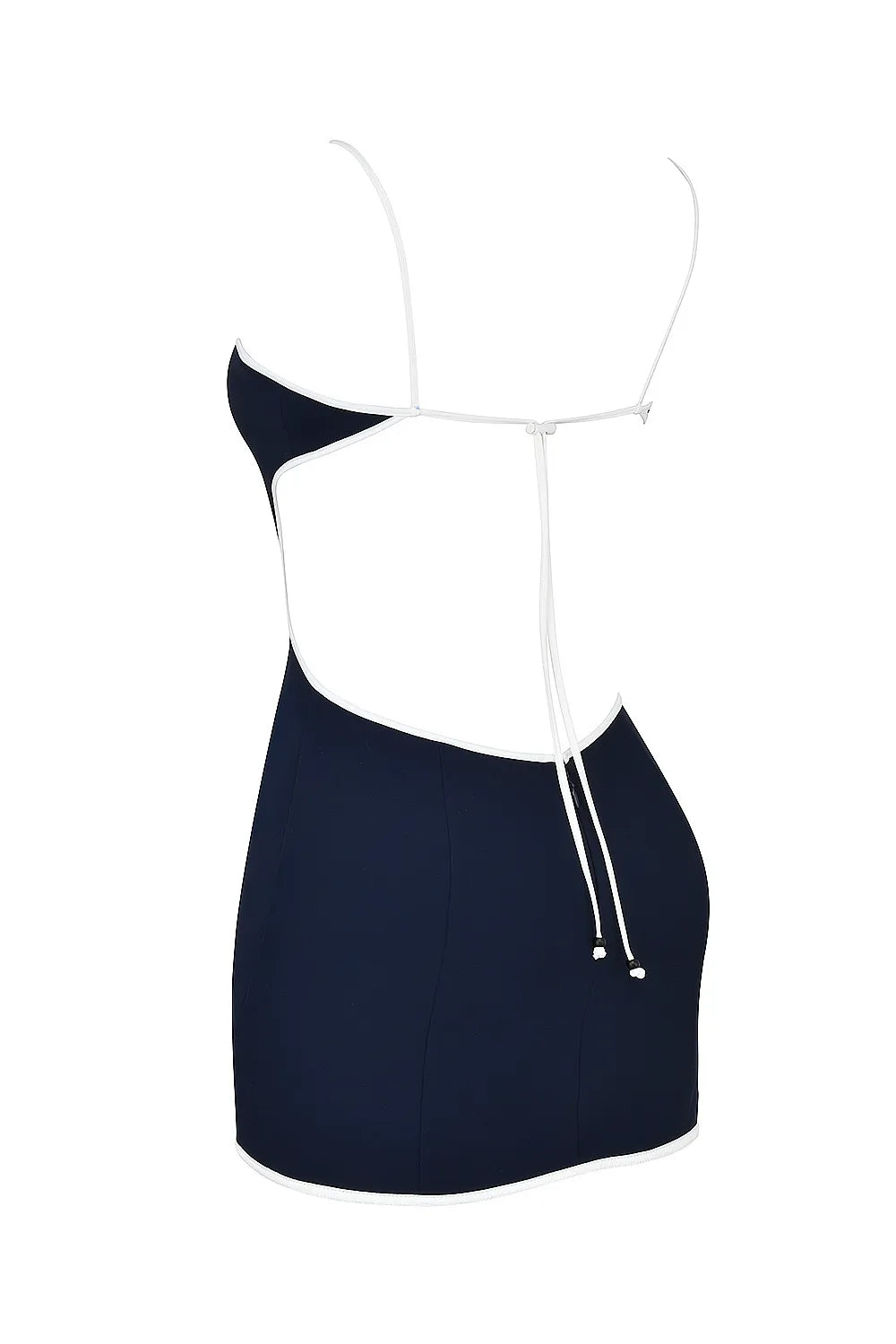 Mistress Rocks Navy Open Back Mini Dress - SALE