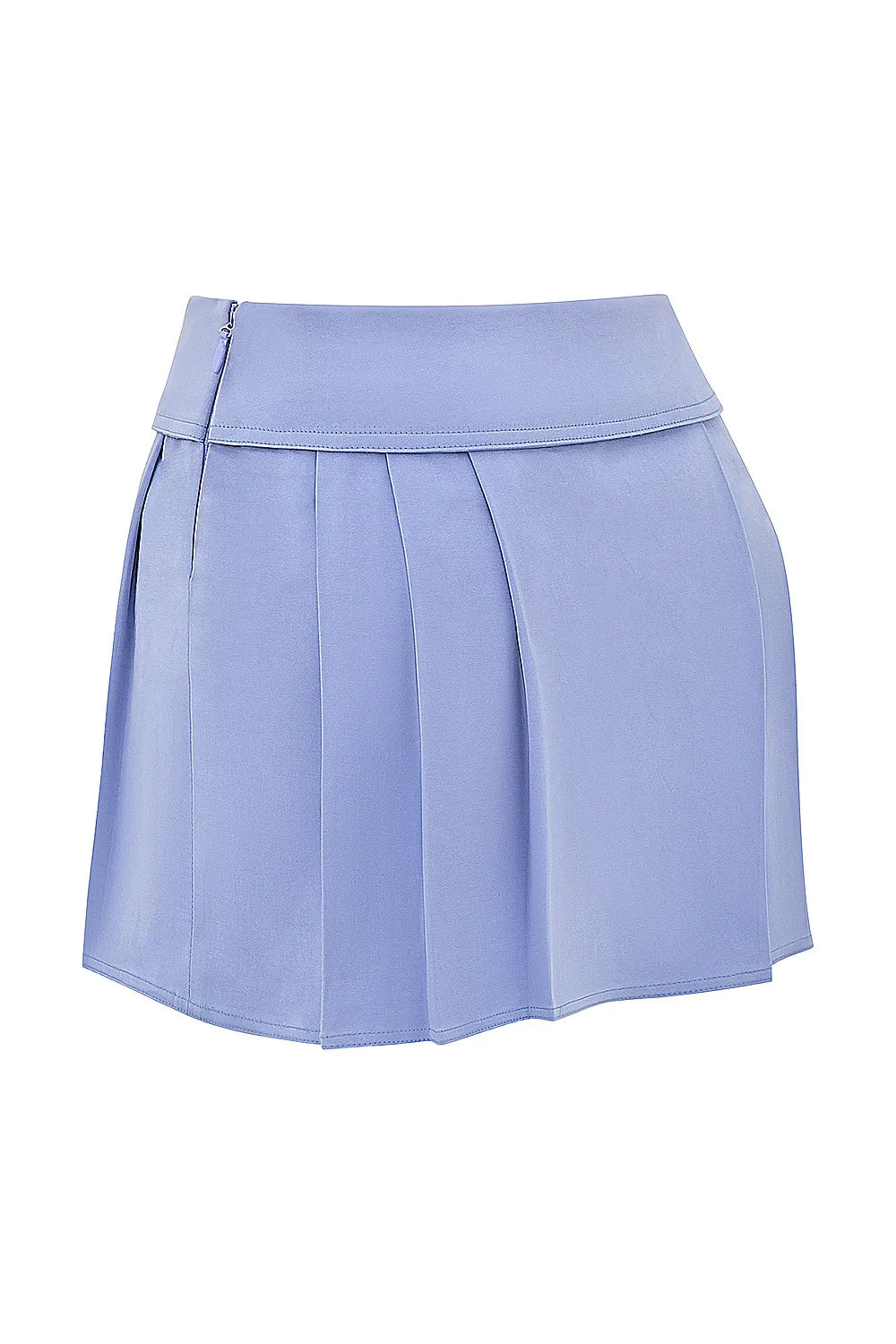 Mistress Rocks Heather Folded Waist Pleated Mini Skirt - SALE