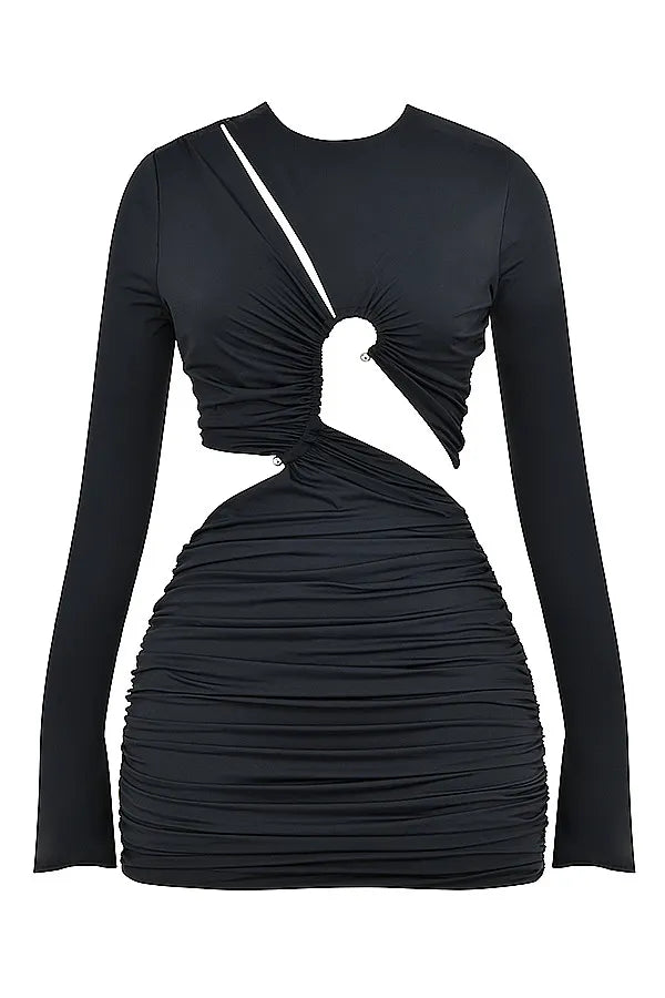 Mistress Rocks Black Cutout Mini Dress - SALE
