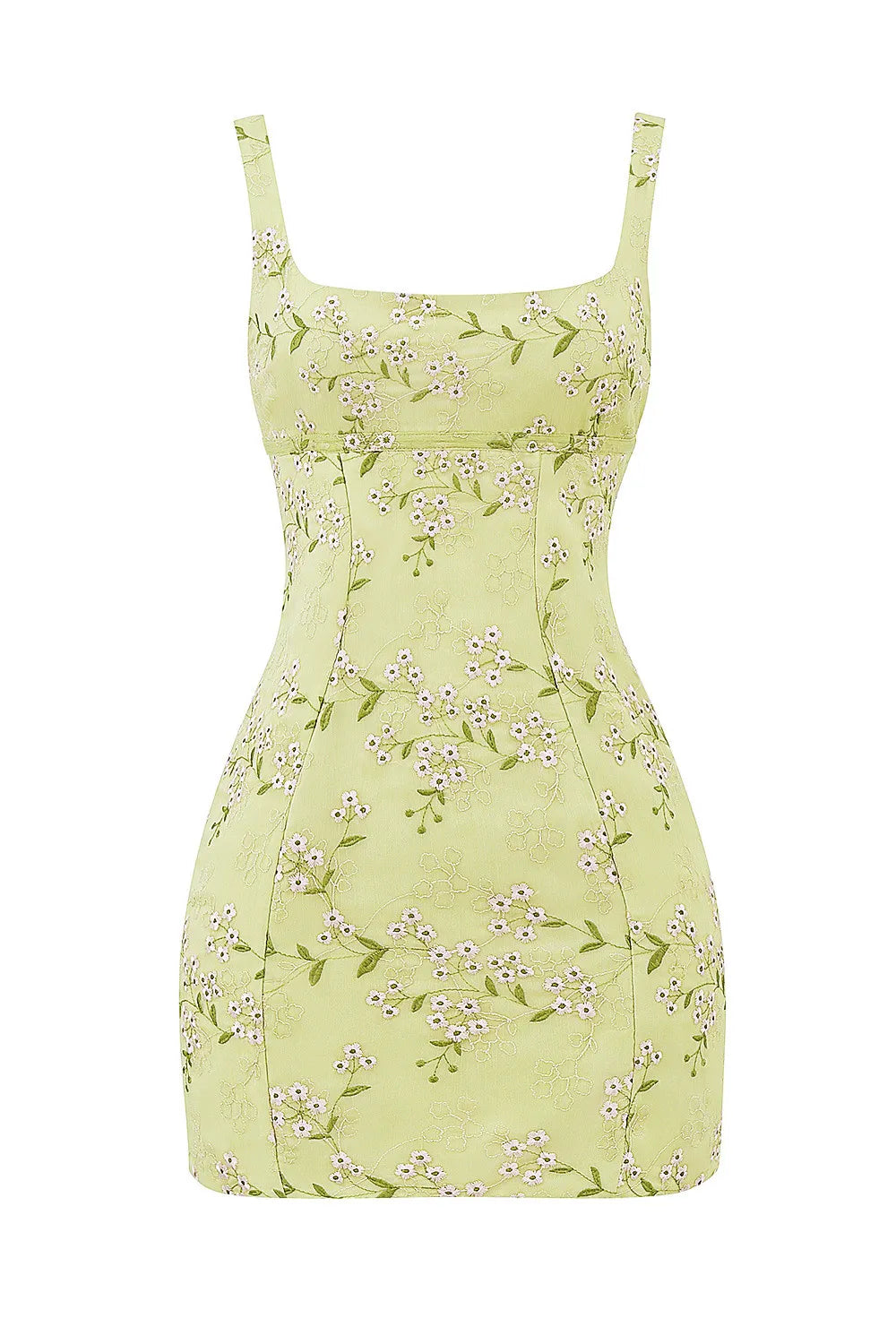 Mistress Rocks Green Embroidered Mini Dress - SALE