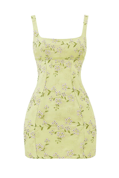 Mistress Rocks Green Embroidered Mini Dress - SALE