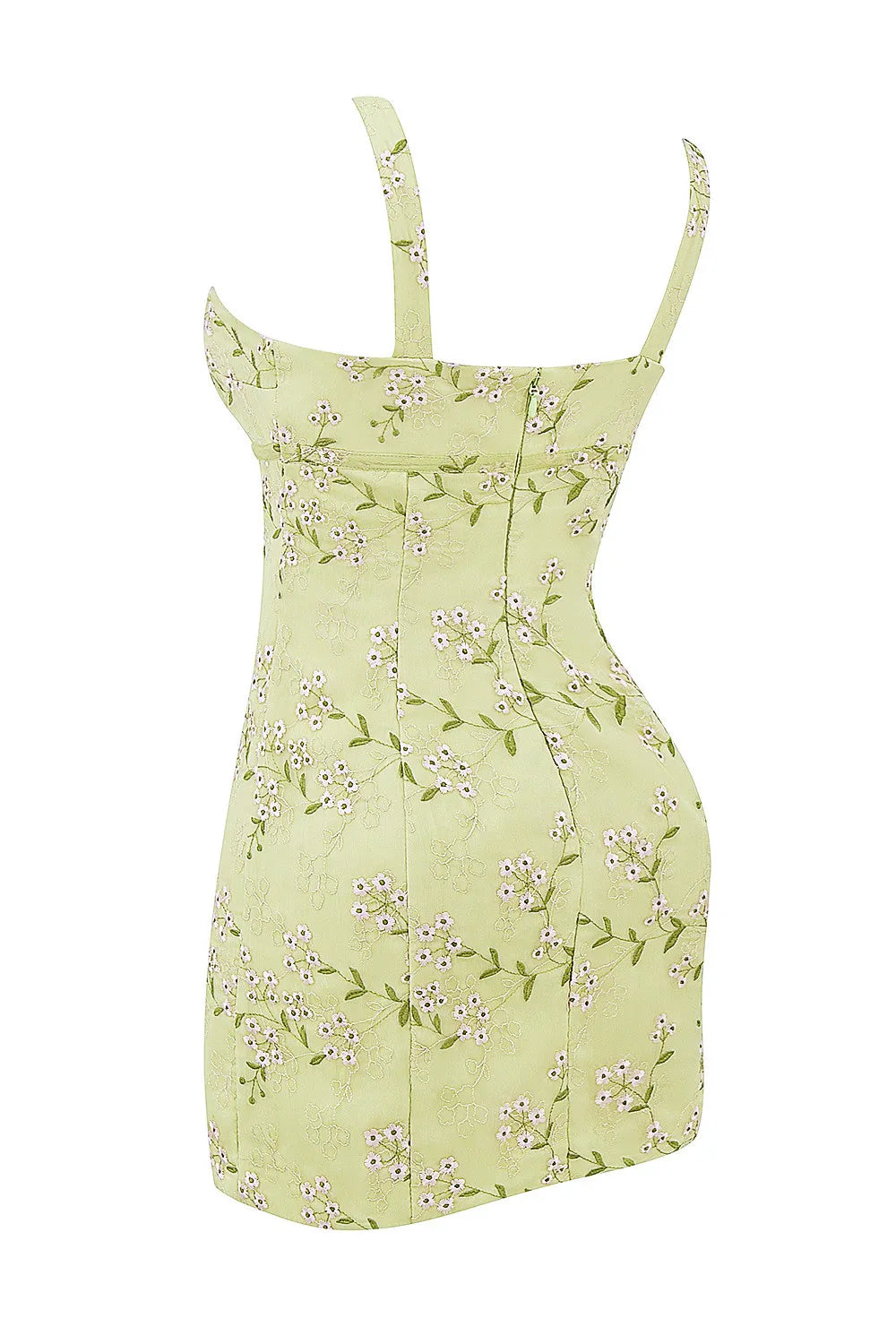 Mistress Rocks Green Embroidered Mini Dress - SALE