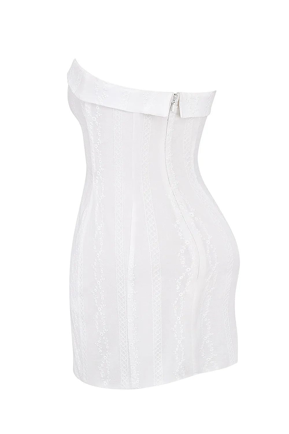 Mistress Rocks Cloud Fold Over Cutout Broderie Mini Dress - SALE
