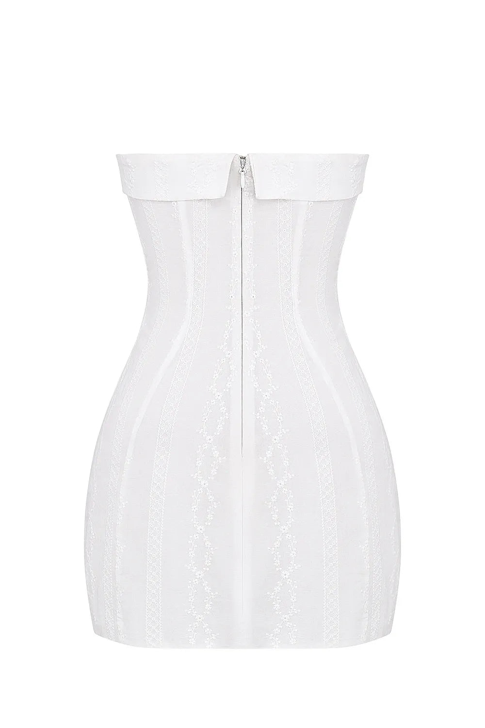 Mistress Rocks Cloud Fold Over Cutout Broderie Mini Dress - SALE