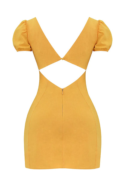 Mistress Rocks Sunburst Floral Cutout Mini Dress - SALE