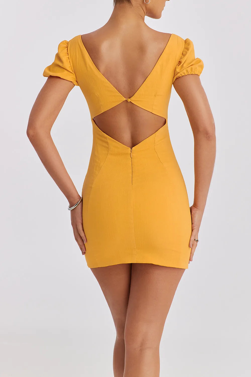 Mistress Rocks Sunburst Floral Cutout Mini Dress - SALE