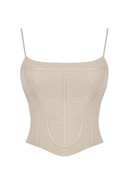 Mistress Rocks Stone Curved Corset Top - SALE