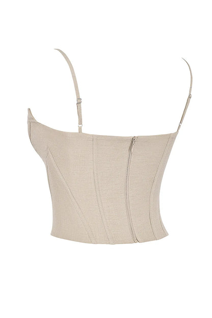 Mistress Rocks Stone Curved Corset Top - SALE