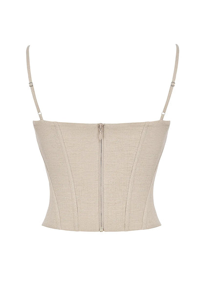 Mistress Rocks Stone Curved Corset Top - SALE